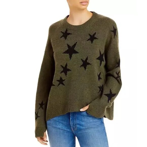 Zadig & Voltaire Sweaters - Zadig & Voltaire 100% Cashmere Star Sweater - Rock Chic Luxury Size M